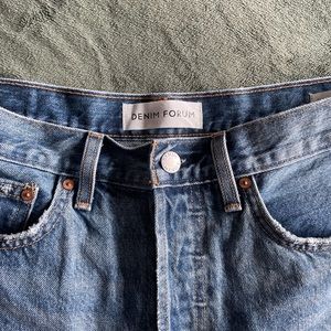 Aritzia Denim Forum Boyfriend shorts